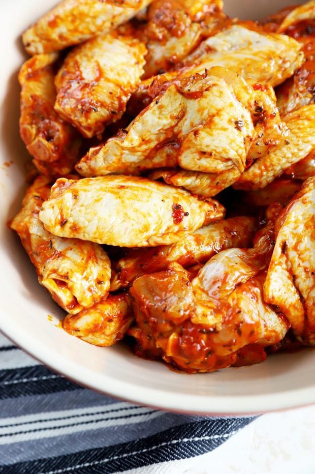 Sprouts Island Jerk Wings in a bowl image