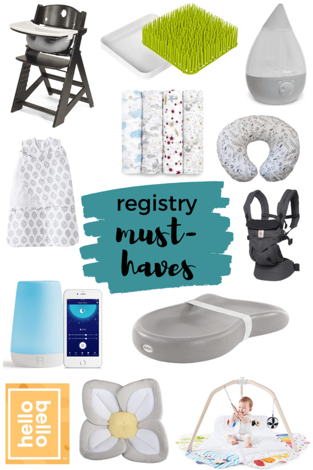Our Baby Registry Must-Haves Pinterest Image