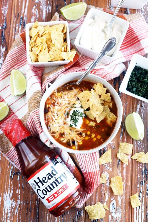 head country bbq enchilada soup image