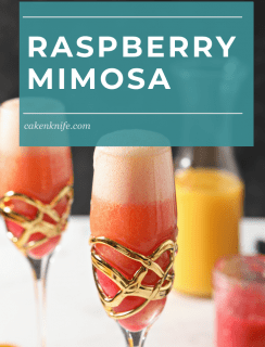 Raspberry Mimosa Pinterest Image