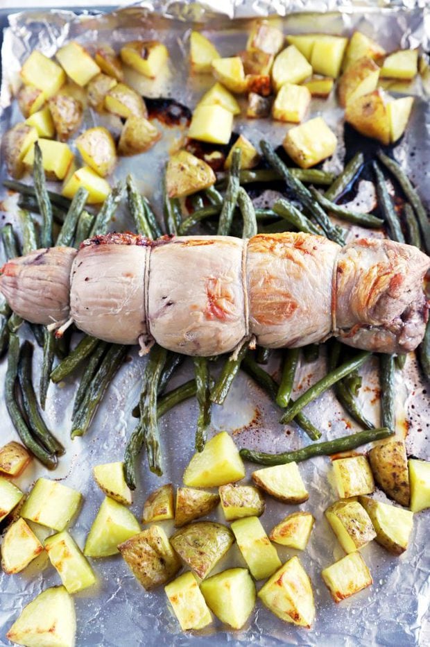 Sheet pan pork tenderloin image