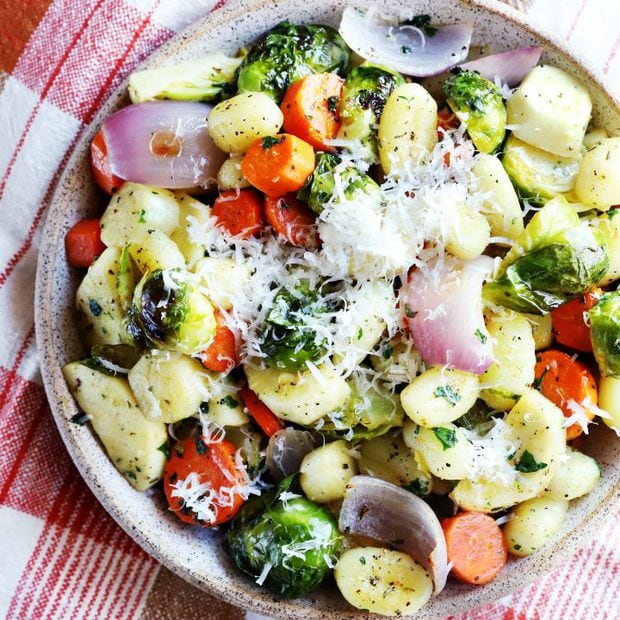Sheet Pan Gnocchi with Winter Vegetables
