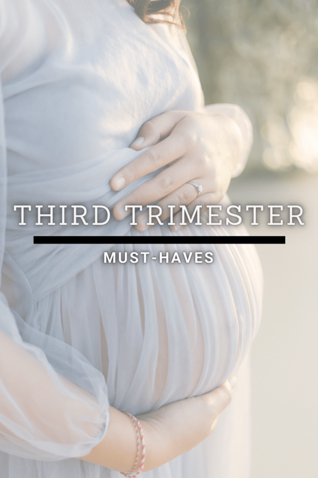 Third Trimester Must-Haves Pinterest Image