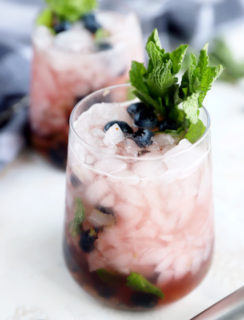 Blueberry mint julep image