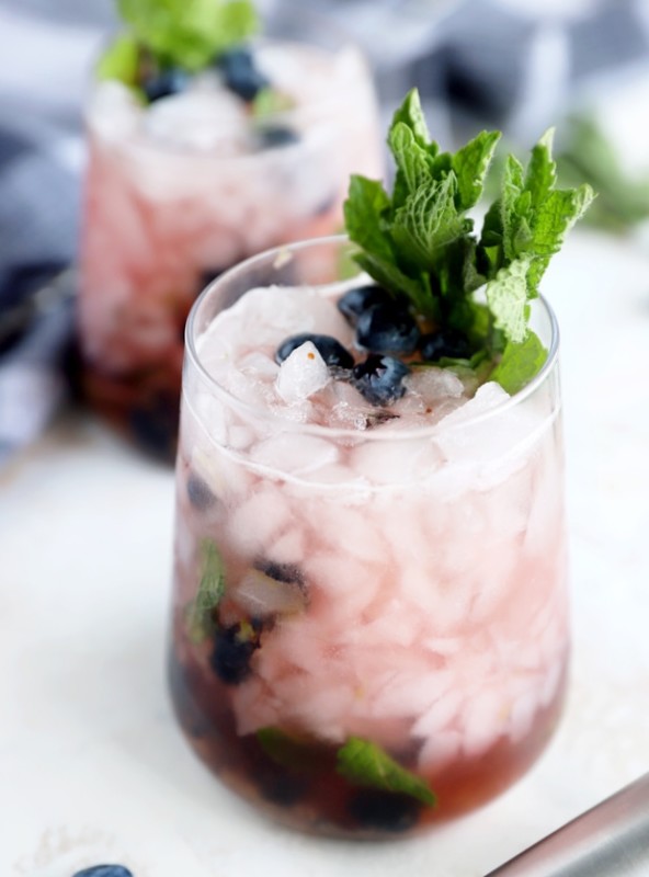 Blueberry mint julep image