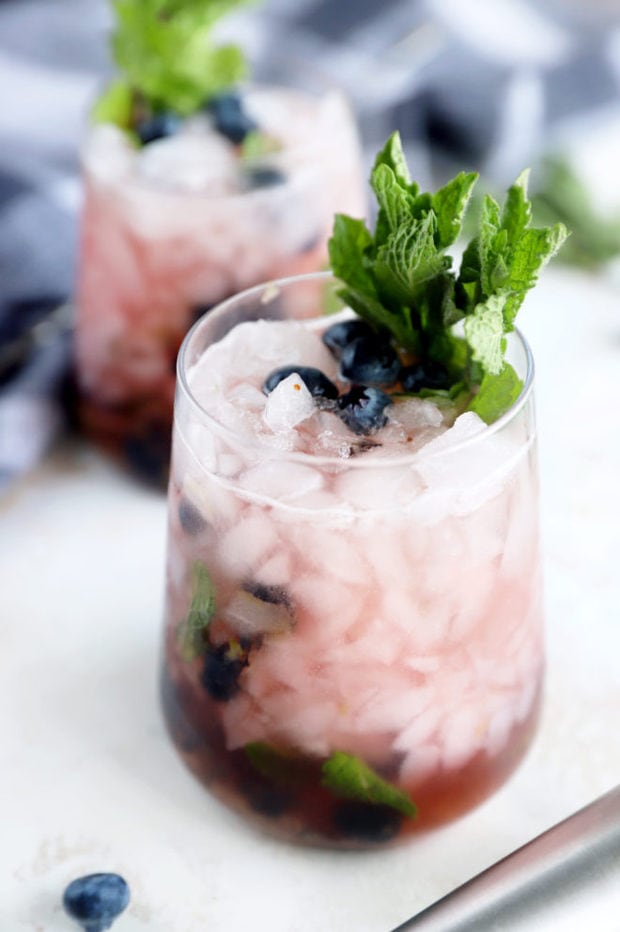 Blueberry mint julep image