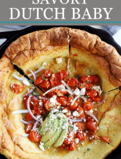 Savory Dutch Baby Pinterest Image