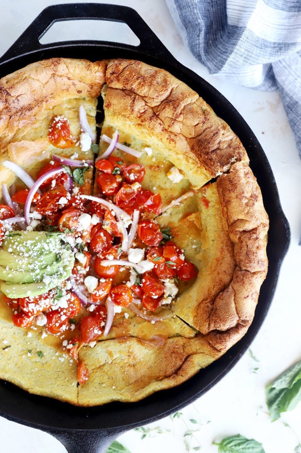 Simple Savory Dutch Baby Recipe | Cake 'n Knife