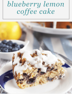 Blueberry Lemon Streusel Coffee Cake Pinterest Image