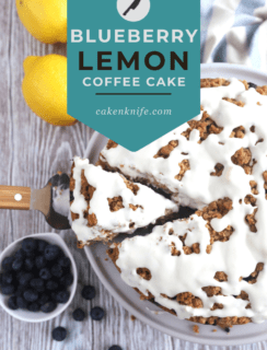 Blueberry Lemon Streusel Coffee Cake Pinterest Picture