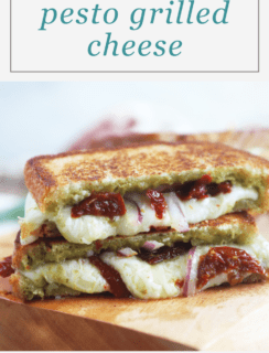 Pesto Grilled Cheese Two Ways!