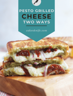 Pesto Grilled Cheese Two Ways Pinterest Picture