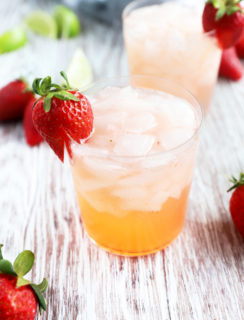 Strawberry tequila fizz picture