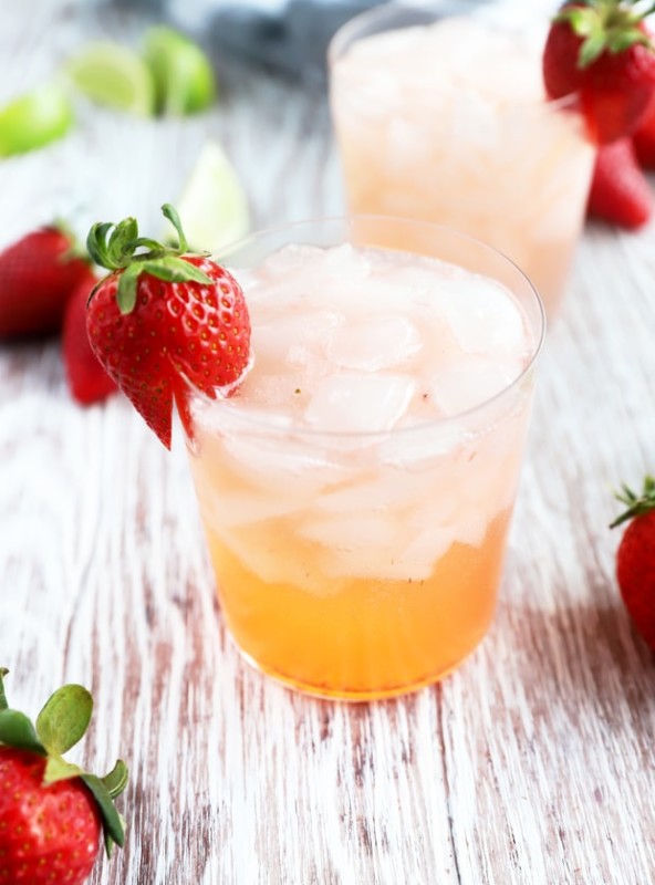Strawberry tequila fizz picture