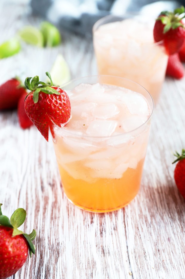 Strawberry tequila fizz picture