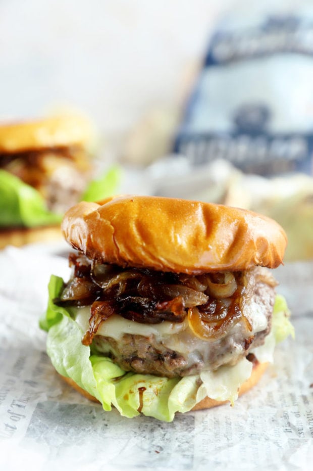 French onion burger image