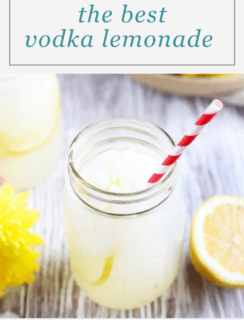 Homemade Vodka Lemonade Pinterest Image