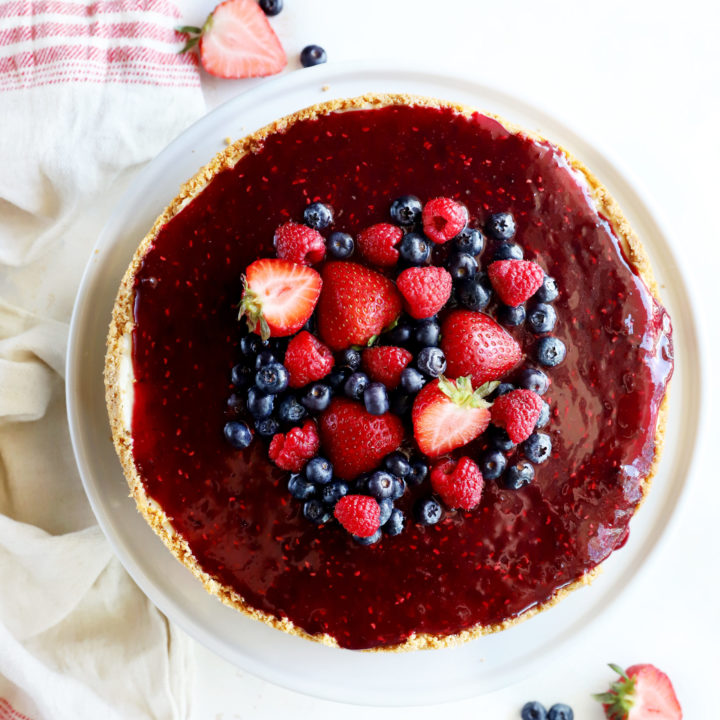 Triple Berry Cheesecake
