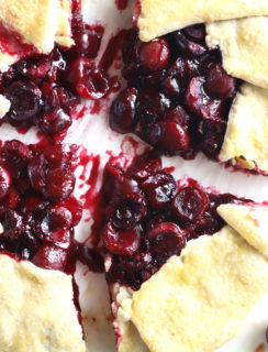 Brandy cherry galette image