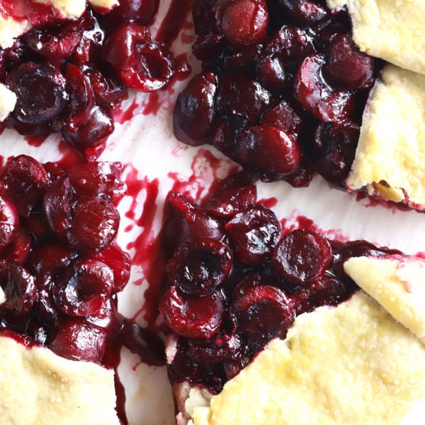 Brandy cherry galette image