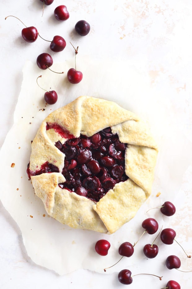 Image of cherry galette