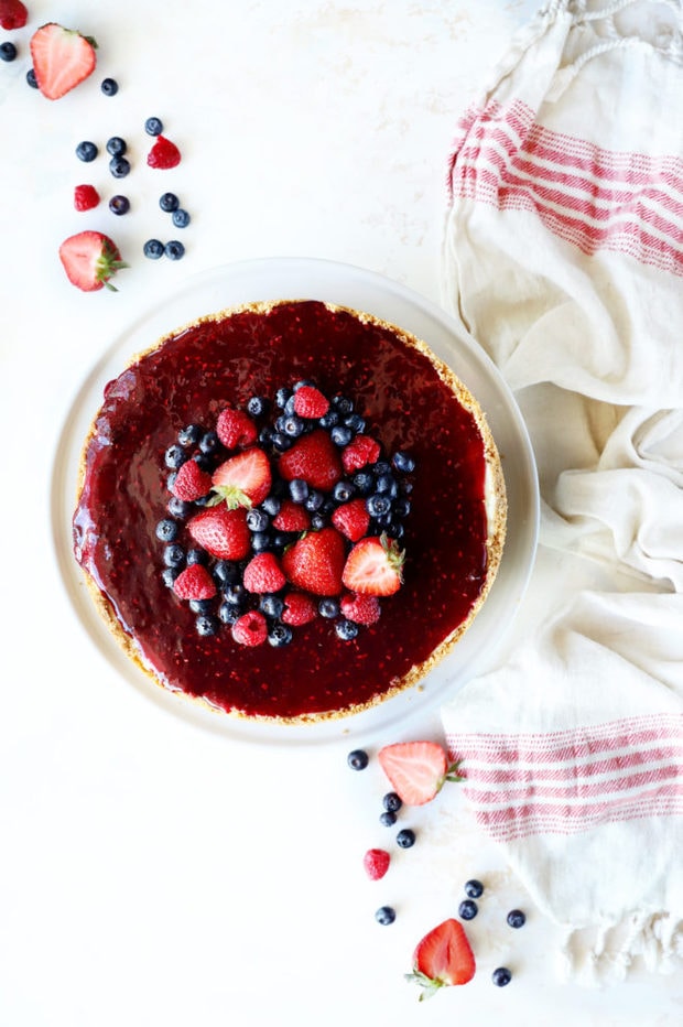 Strawberry cheesecake image