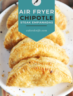 Chipotle BBQ Steak Air Fryer Empanadas Pinterest Image