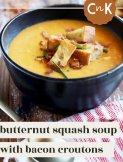 Butternut Squash Soup Pinterest Image