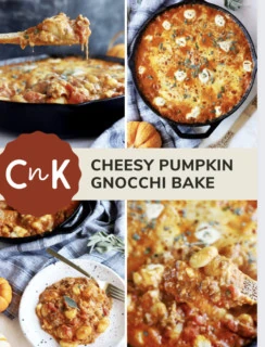 Cheesy Pumpkin Gnocchi Bake Pinterest Picture