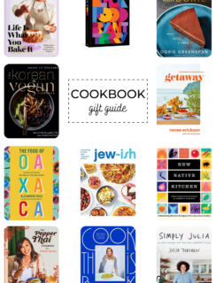Cookbooks guide graphic for Pinterest