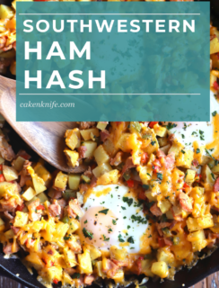 Southwestern Ham Hash Pinterest Image