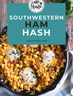 Southwestern Ham Hash Pinterest Graphic