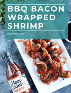 BBQ Bacon Wrapped Shrimp Pinterest Image