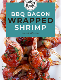 BBQ Bacon Wrapped Shrimp Pinterest Picture