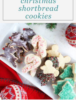 Christmas Shortbread Cookies Pinterest Graphic