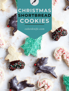 Christmas Shortbread Cookies Pinterest Image