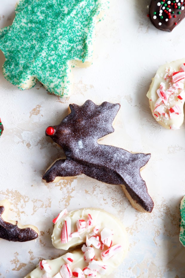 Image of christmas shortbread cookies