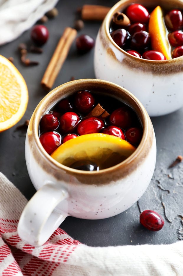 Apple cider in mugs image