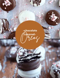 Chocolate covered oreos Pinterest picture