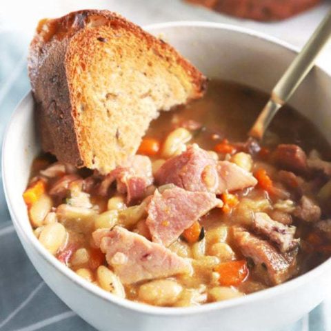 Instant Pot Ham and Bean Soup