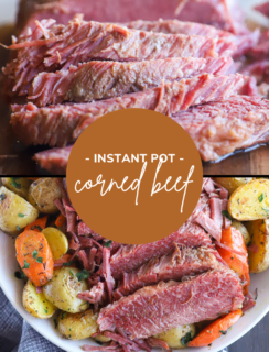 Instant Pot Guinness Corned Beef Brisket Pinterest Image