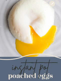 Instant Pot Poached Egg Pinterest Image
