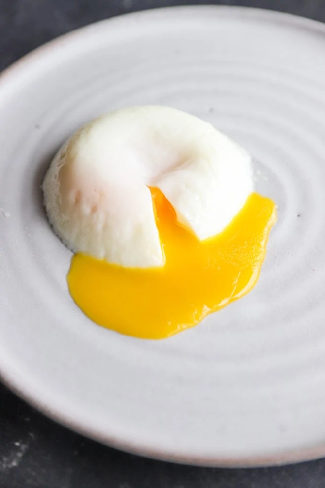 Instant Pot Poached Eggs on plate image