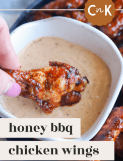 Honey BBQ Grilled Chicken Wings Pinterest Picture