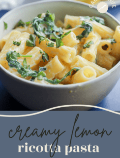 Lemon Ricotta Pasta Recipe Pinterest Picture