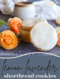 Lemon Lavender Shortbread Cookies Pinterest Picture
