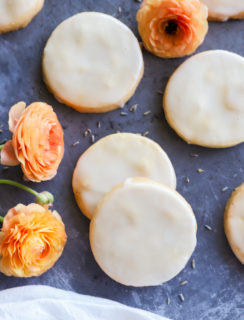 Lemon Lavender Shortbread Cookies Picture