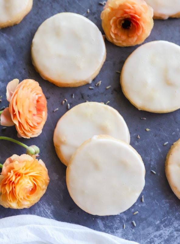 Lemon Lavender Shortbread Cookies Picture