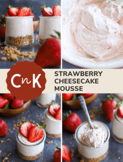 Strawberry Cheesecake Mousse Pinterest Picture