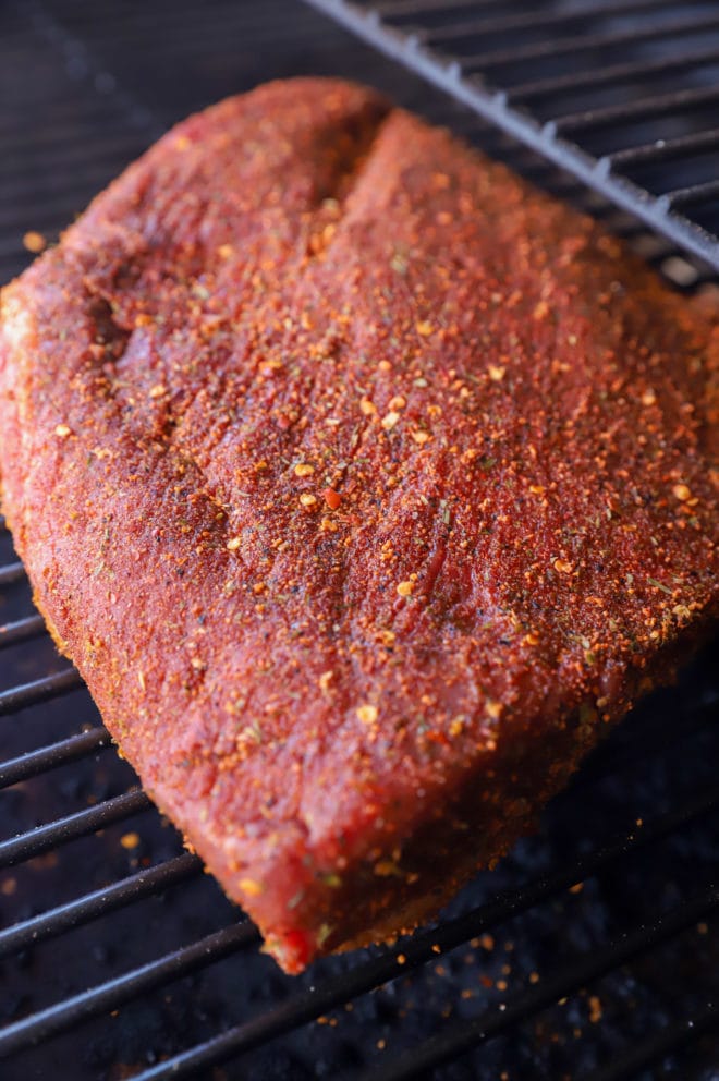 Brisket on the grill picture